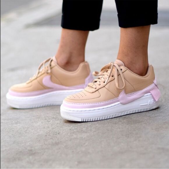 Nike Air Force 1 Jester XX Tan/Pink/White Sneakers Shoes! 🔥 - Picture 1 of 11